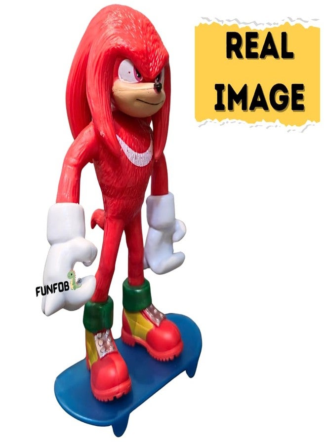 FUNFOB Cartoon Action Figure Height -15cm Collectible for Fans PVC Multicolour | So-nicc - Red Figure - Image 2